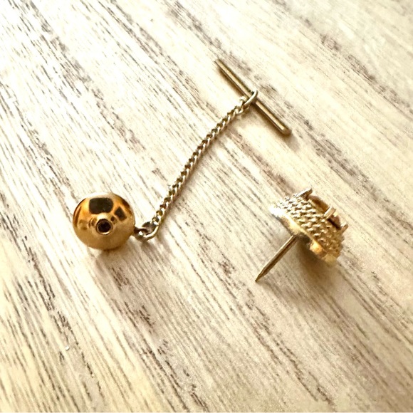 Handsome 3 pc Set Men’s Cuff Links & Tie Clip - Picture 9 of 10